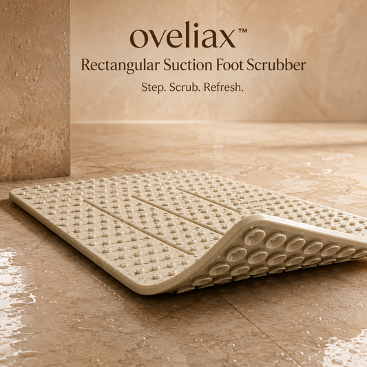 oveliax™ Hands-Free Silicone Foot Scrubber Mat