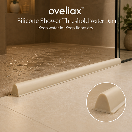 oveliax™ Flexible Silicone Shower Water Dam